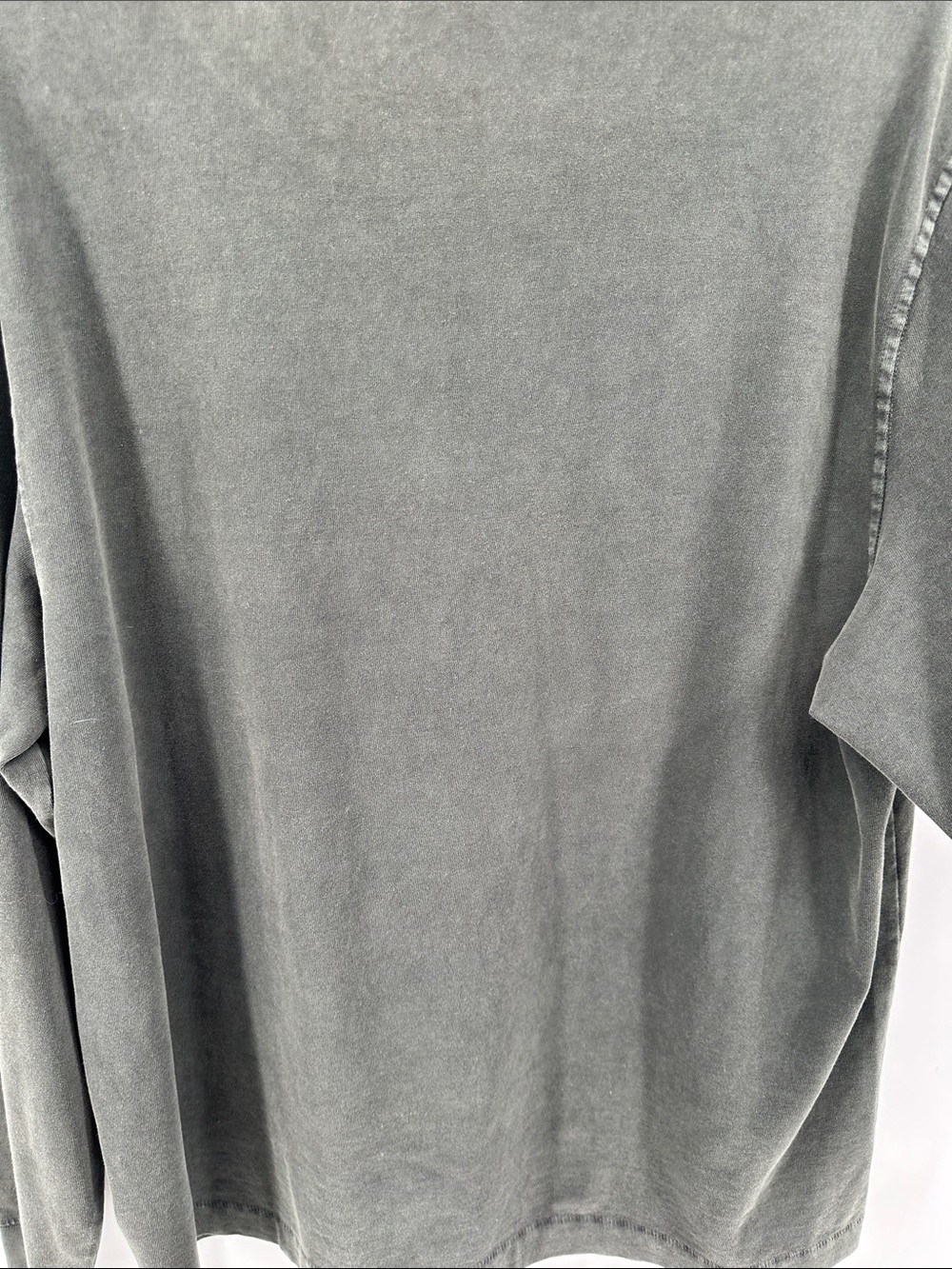 A&F Skater Athleisure Streetwear Washed Dark Gray Long-Sleeve Crewneck SzM - Picture 10 of 12